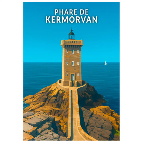 Affiche - Phare de Kermorvan