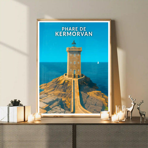 Affiche - Phare de Kermorvan