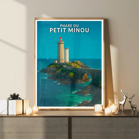 Affiche - Phare du Petit Minou