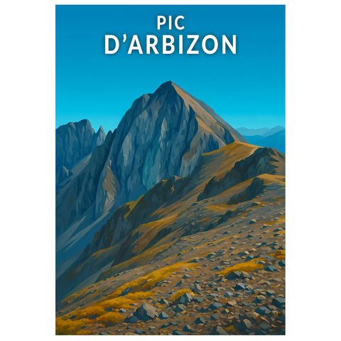 Affiche - Pic d'Arbizon
