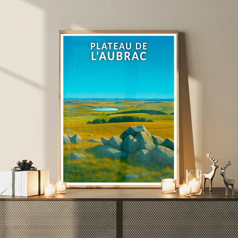 Affiche - Plateau de l'Aubrac