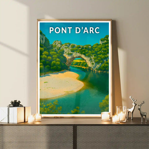 Affiche - Pont d'Arc