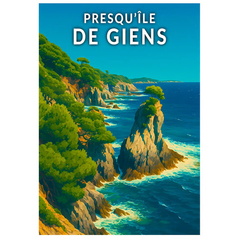 Affiche - Presqu'île de Giens