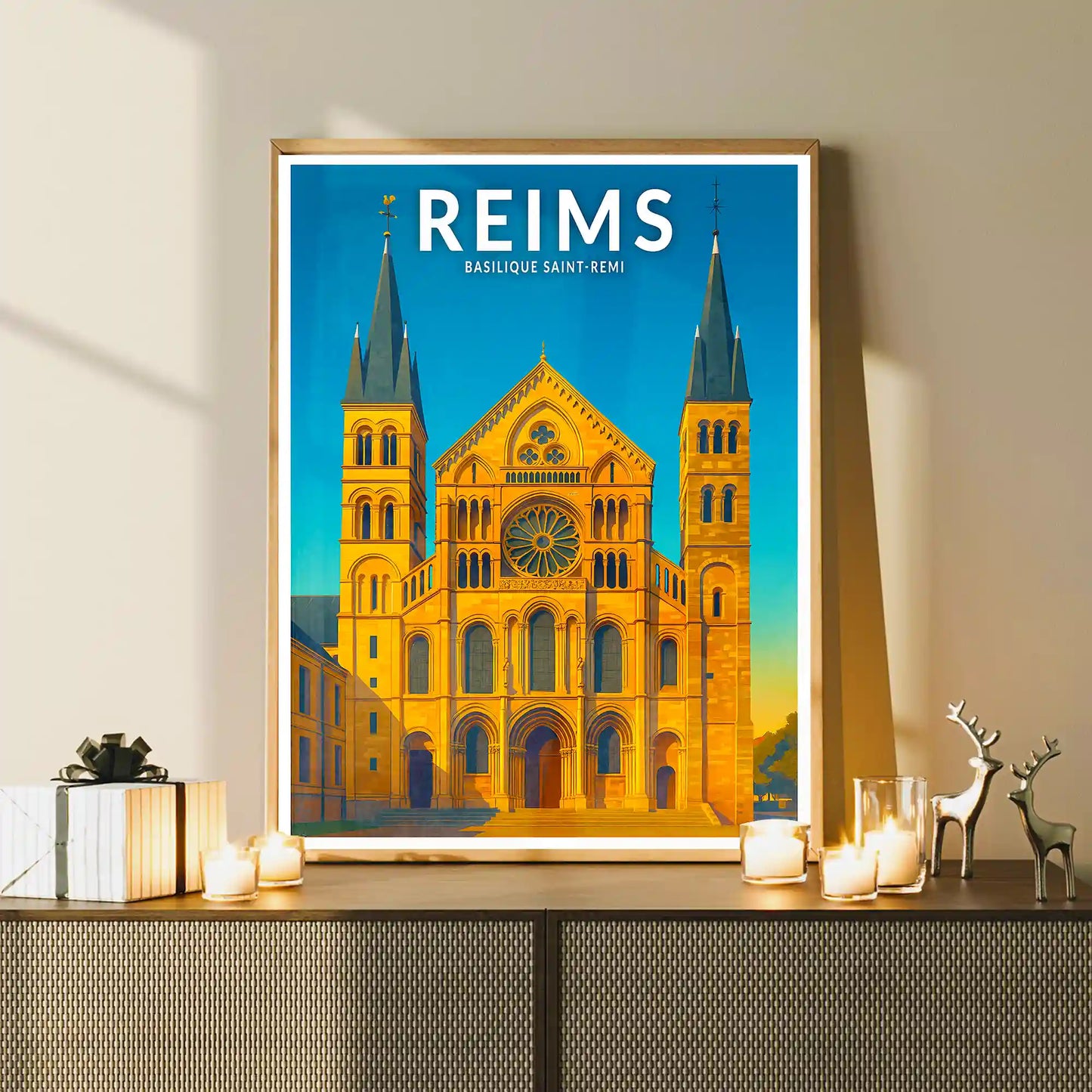 Affiche - Reims - Basilique Saint-Remi