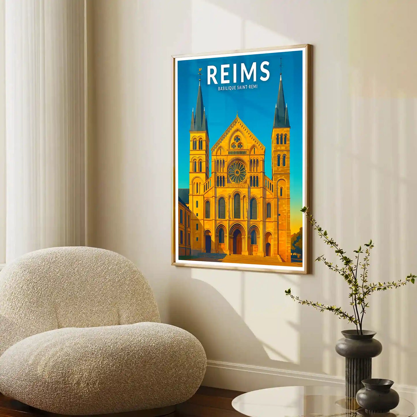 Affiche - Reims - Basilique Saint-Remi