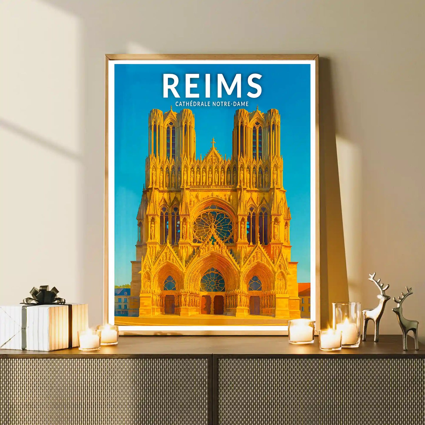 Affiche - Reims - Cathédrale Notre-Dame