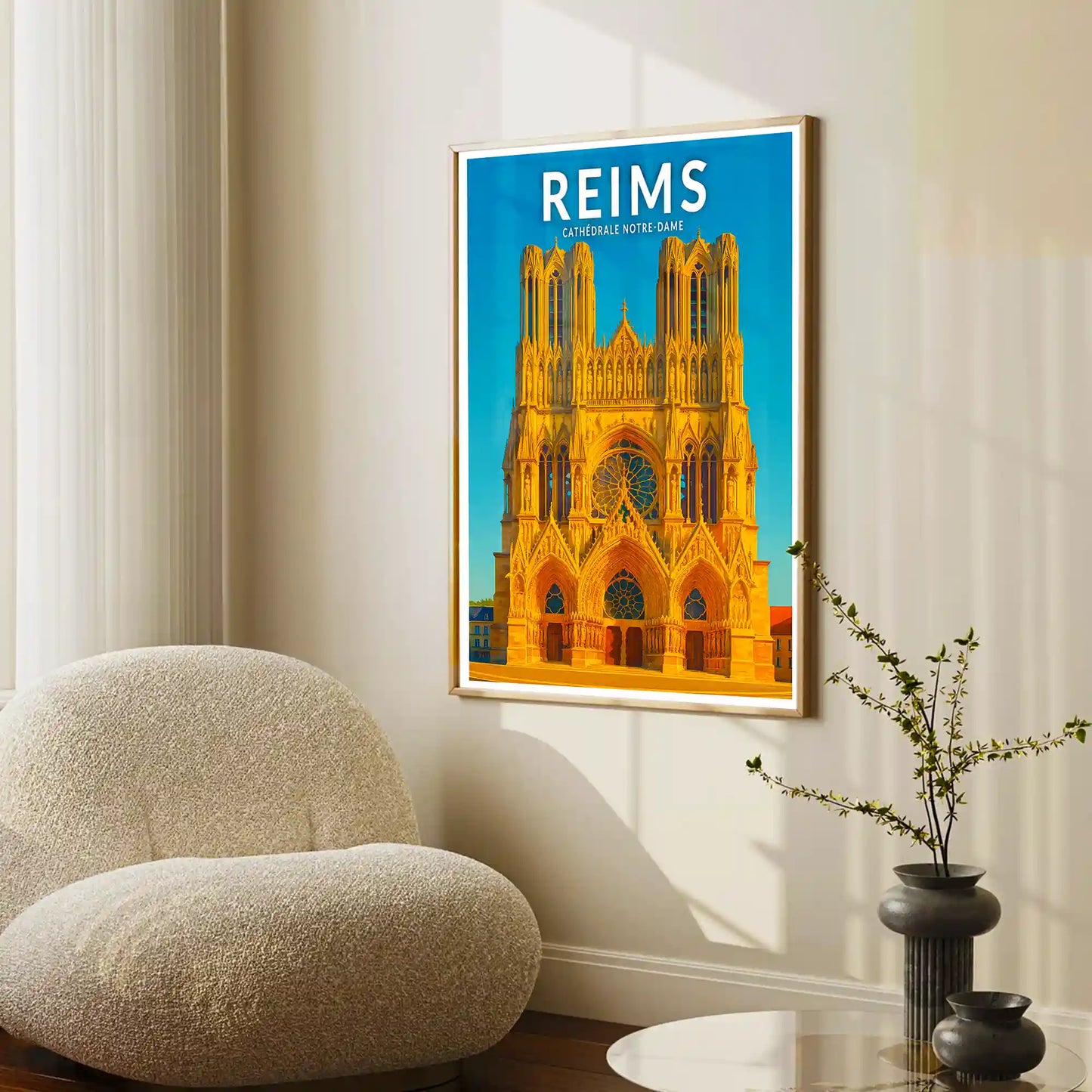 Affiche - Reims - Cathédrale Notre-Dame
