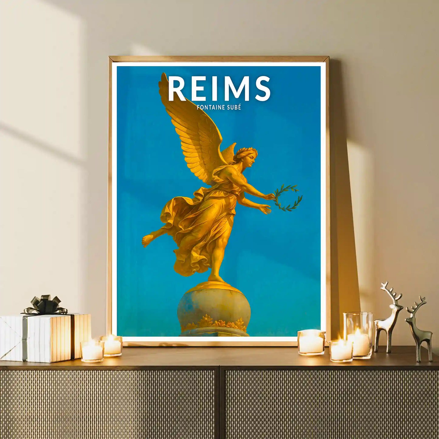 Affiche - Reims - Fontaine Subé
