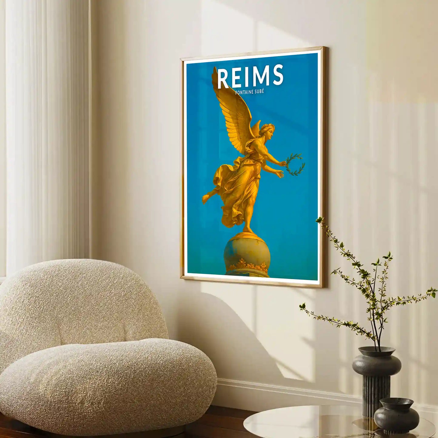 Affiche - Reims - Fontaine Subé