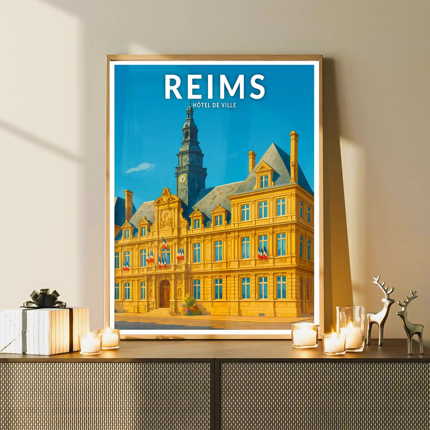 Affiche - Reims - Hôtel de Ville