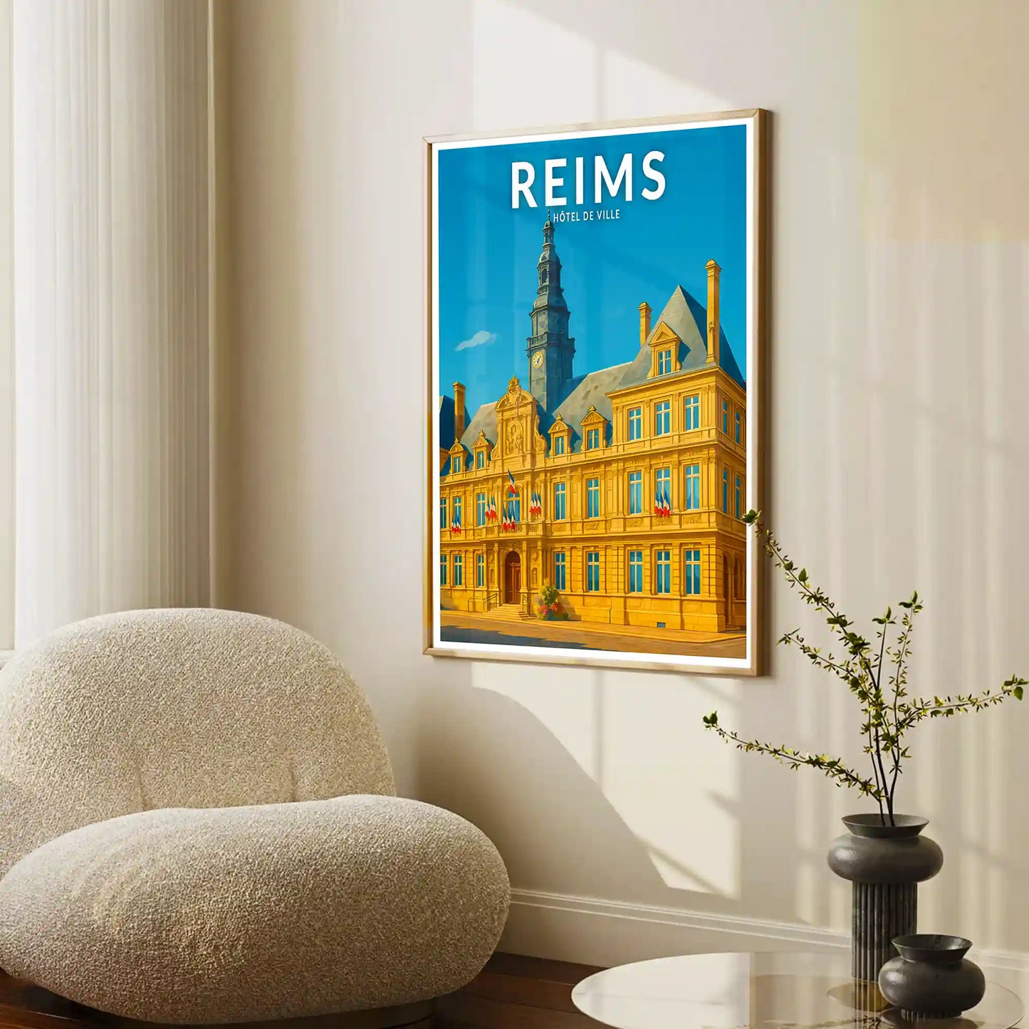 Affiche - Reims - Hôtel de Ville