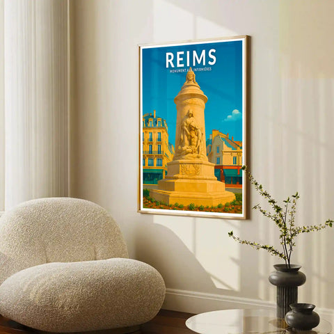 Affiche - Reims - Monument aux Infirmières