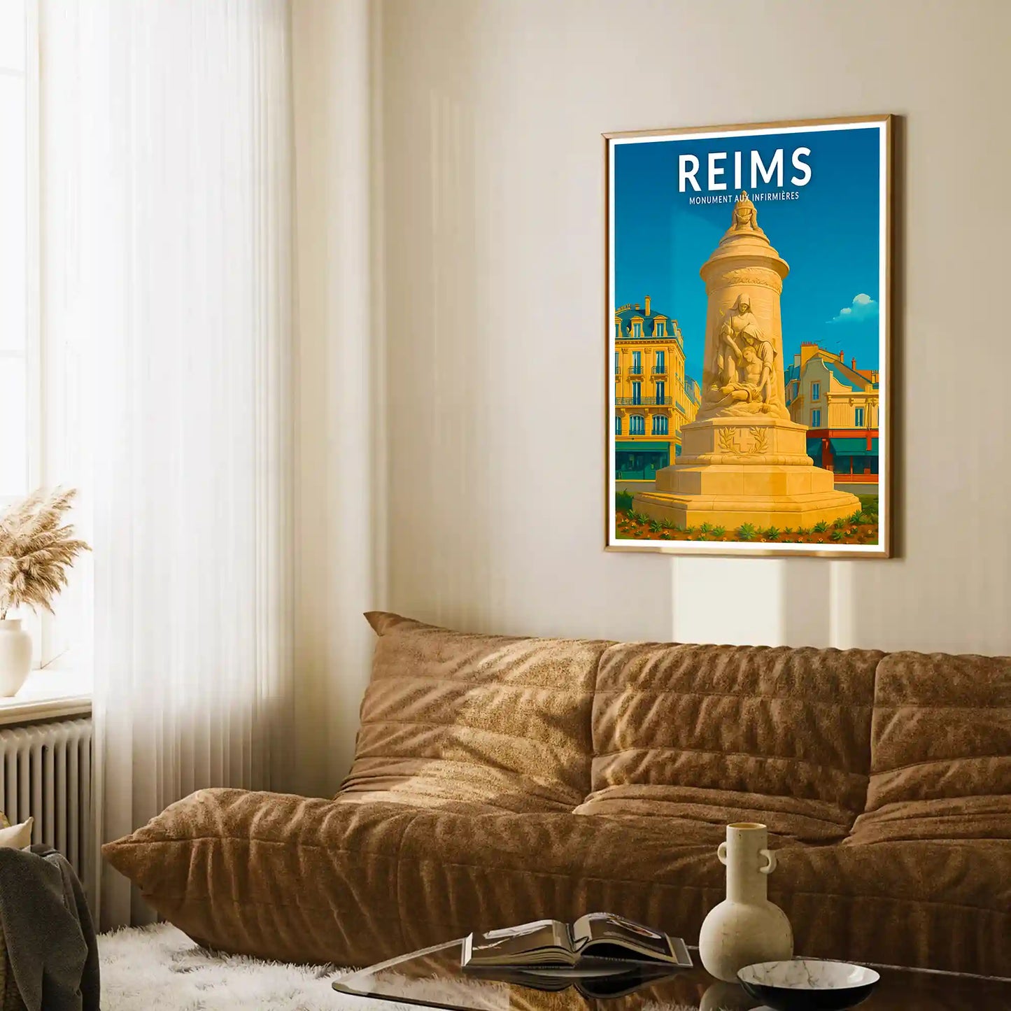 Affiche - Reims - Monument aux Infirmières