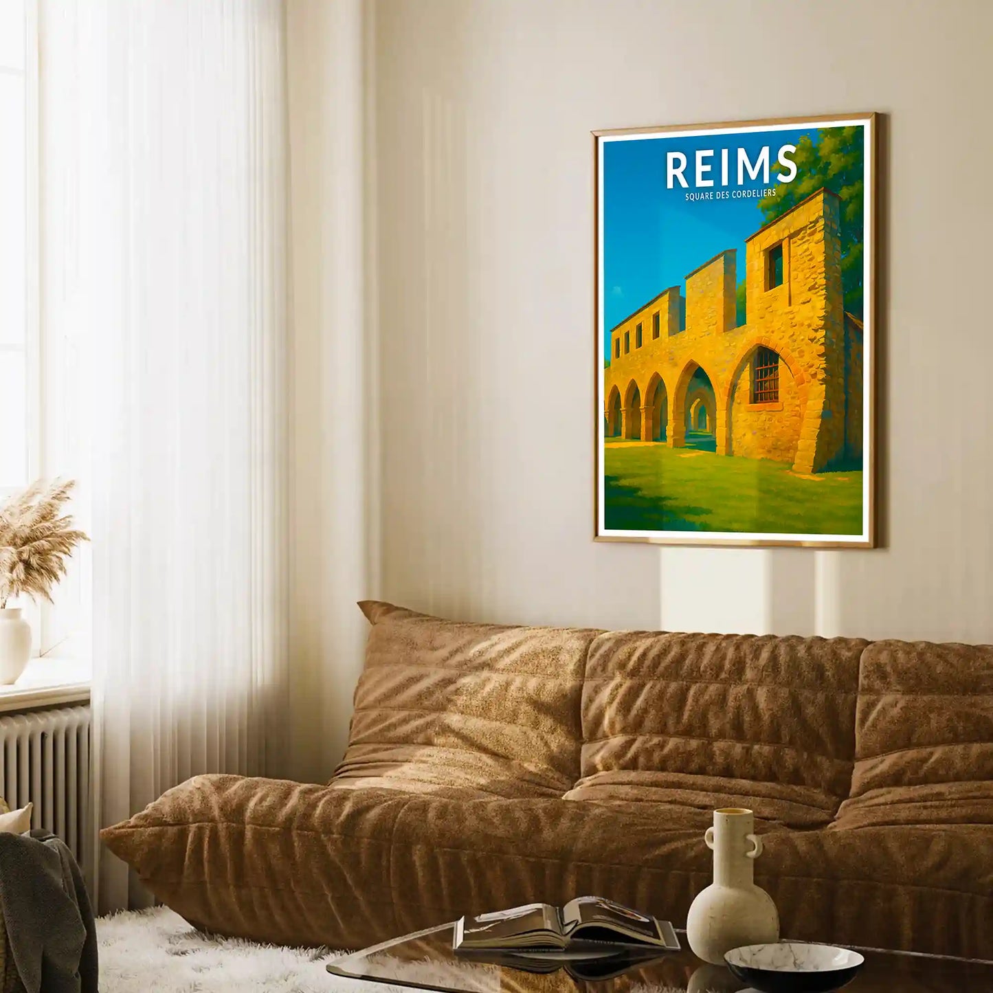 Affiche - Reims - Square des Cordeliers