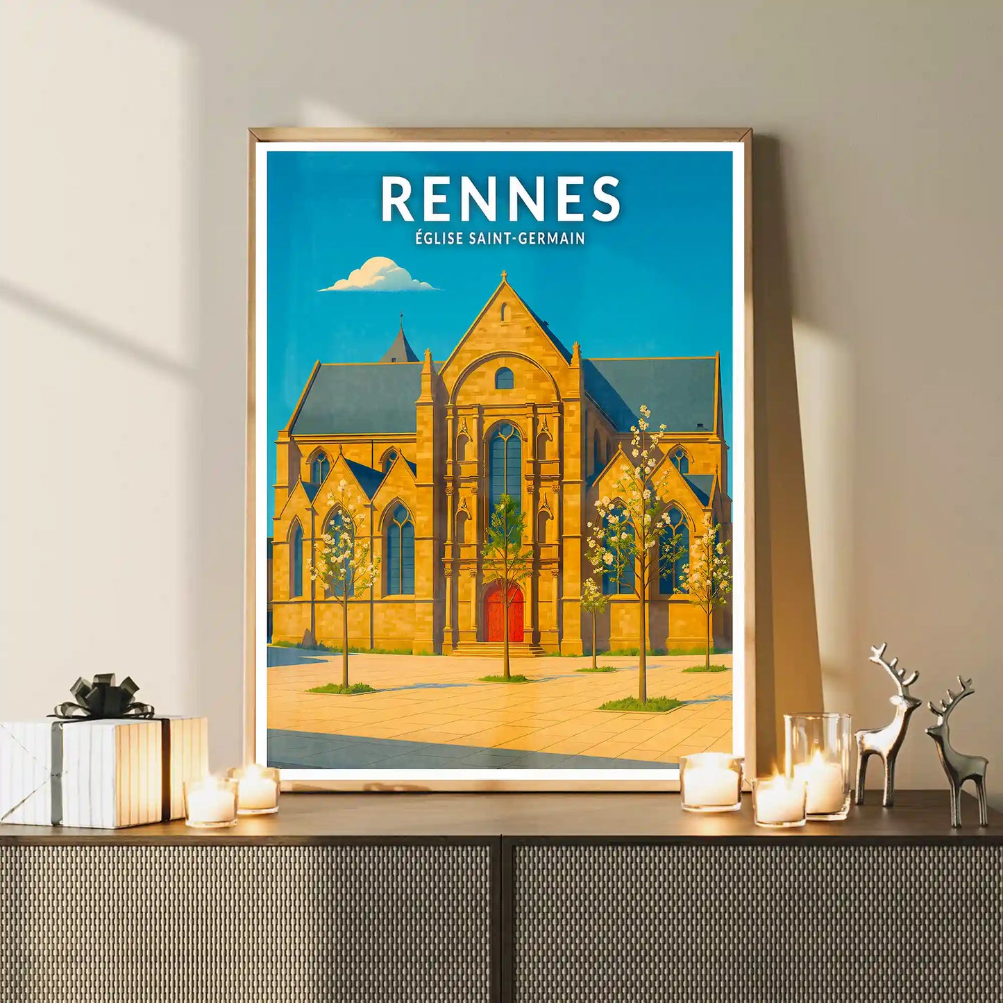 Affiche - Rennes - Église Saint-Germain