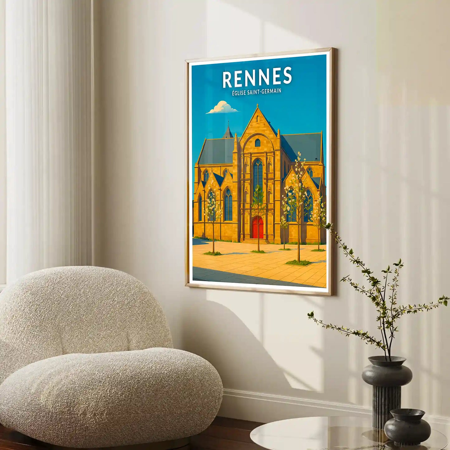 Affiche - Rennes - Église Saint-Germain
