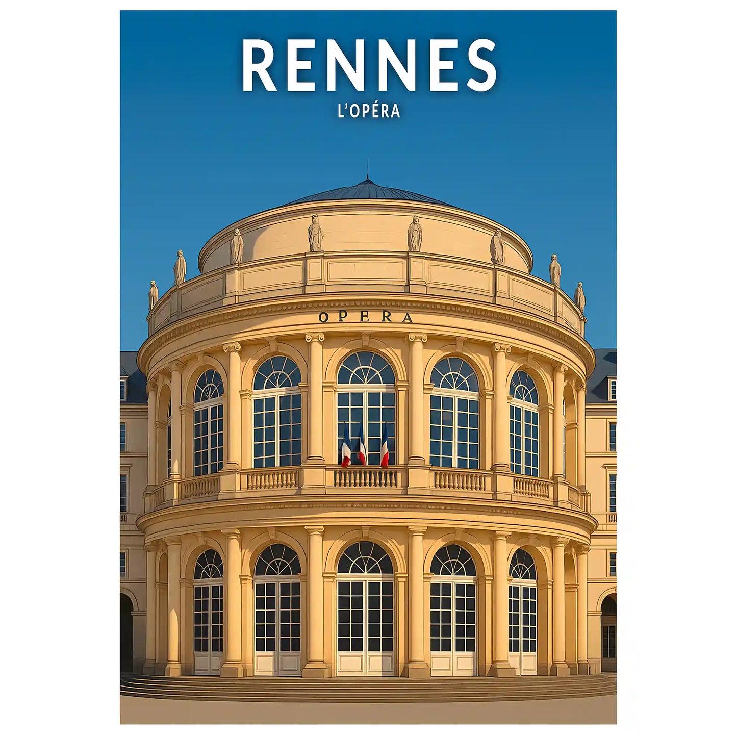 Affiche - Rennes - l'Opéra