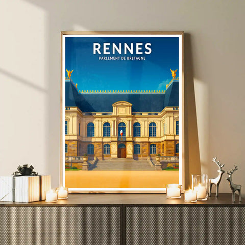 Affiche - Rennes - Parlement de Bretagne