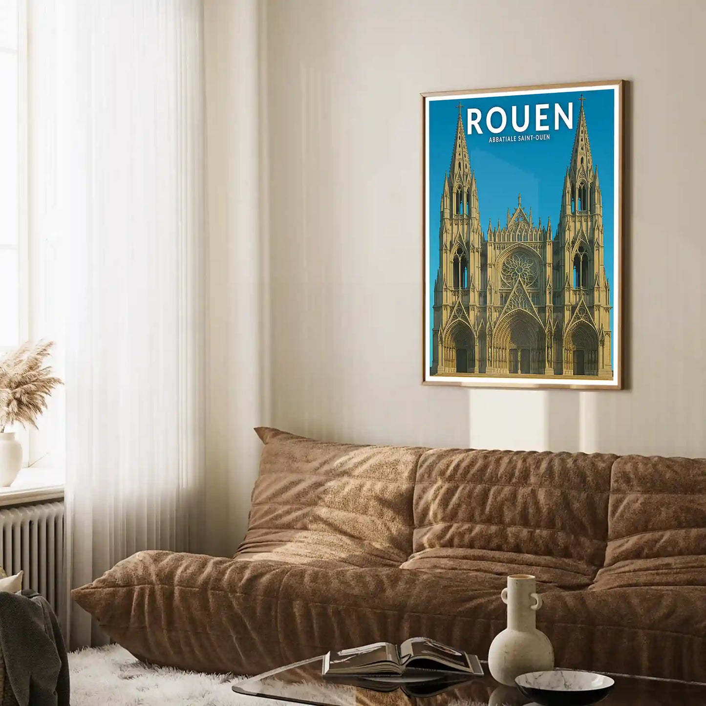 Affiche - Rouen - Abbatiale Saint-Ouen