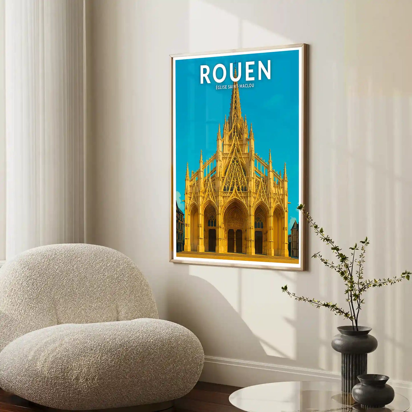 Affiche - Rouen - Église Saint-Maclou