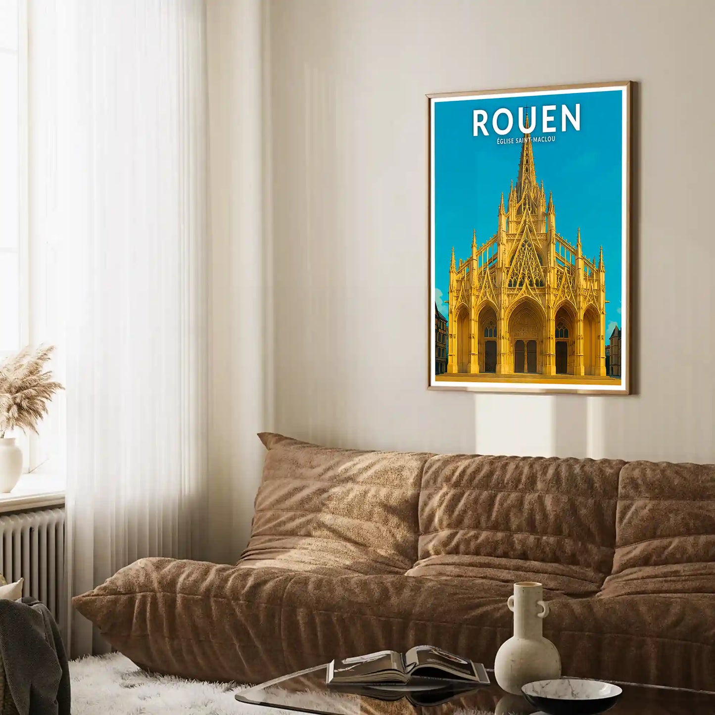 Affiche - Rouen - Église Saint-Maclou