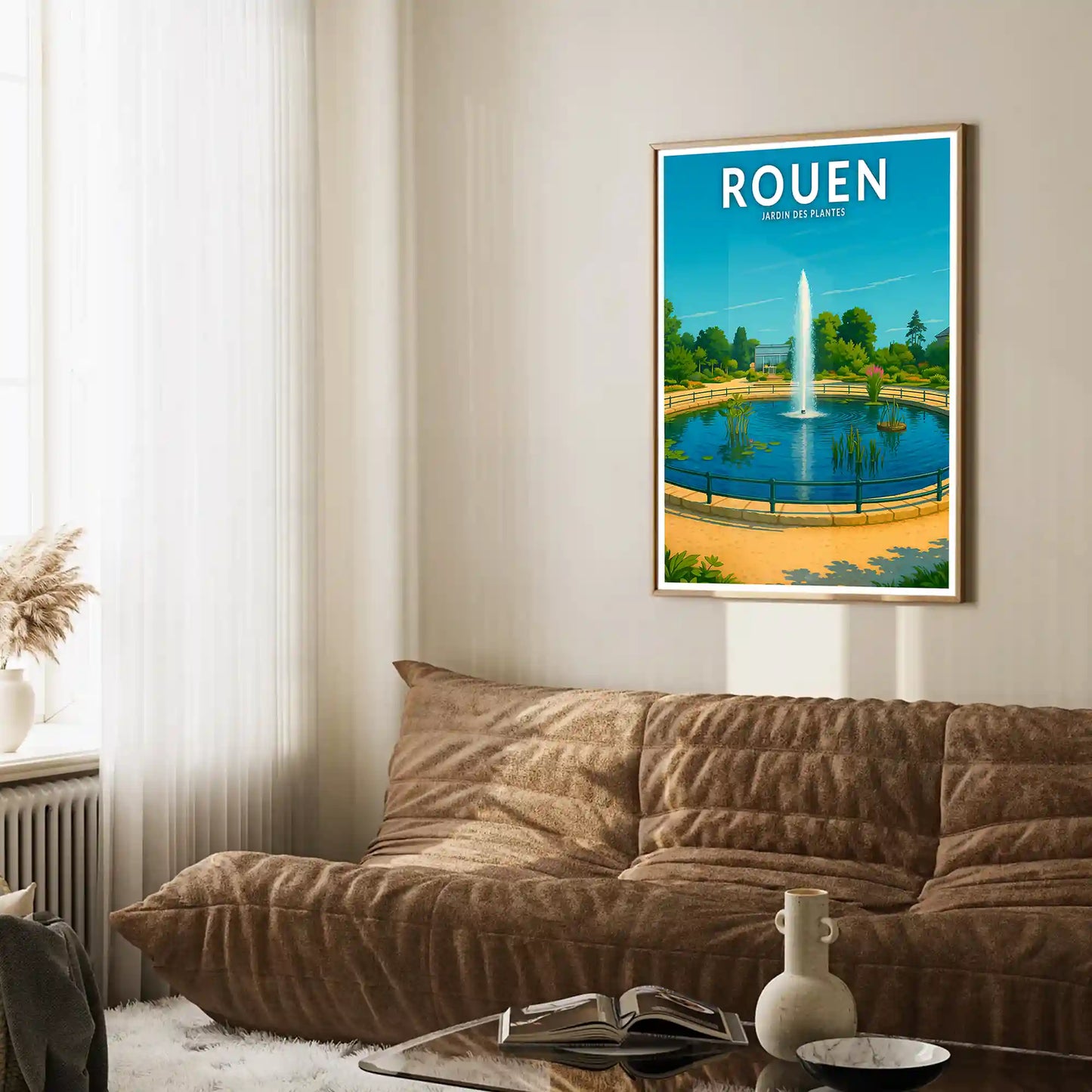 Affiche - Rouen - Jardin des Plantes