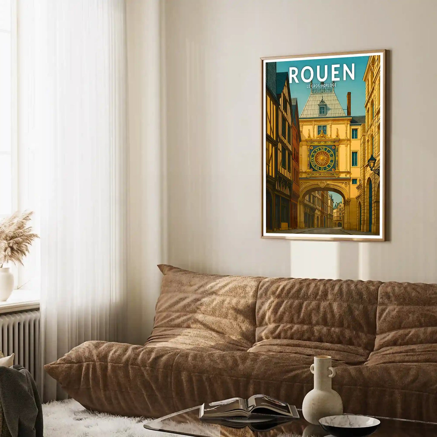 Affiche - Rouen - Le Gros Horloge