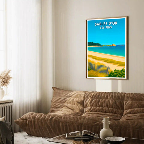 Affiche - Sables d'Or les Pins