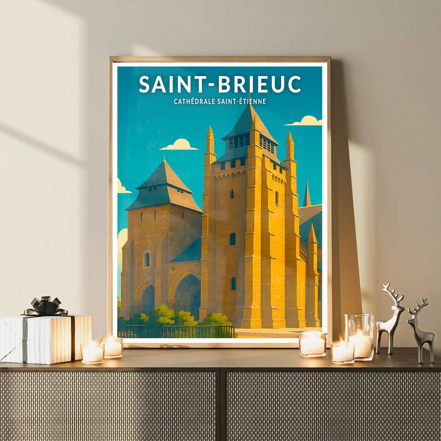 Affiche - Saint-Brieuc - Cathédrale Saint-Étienne
