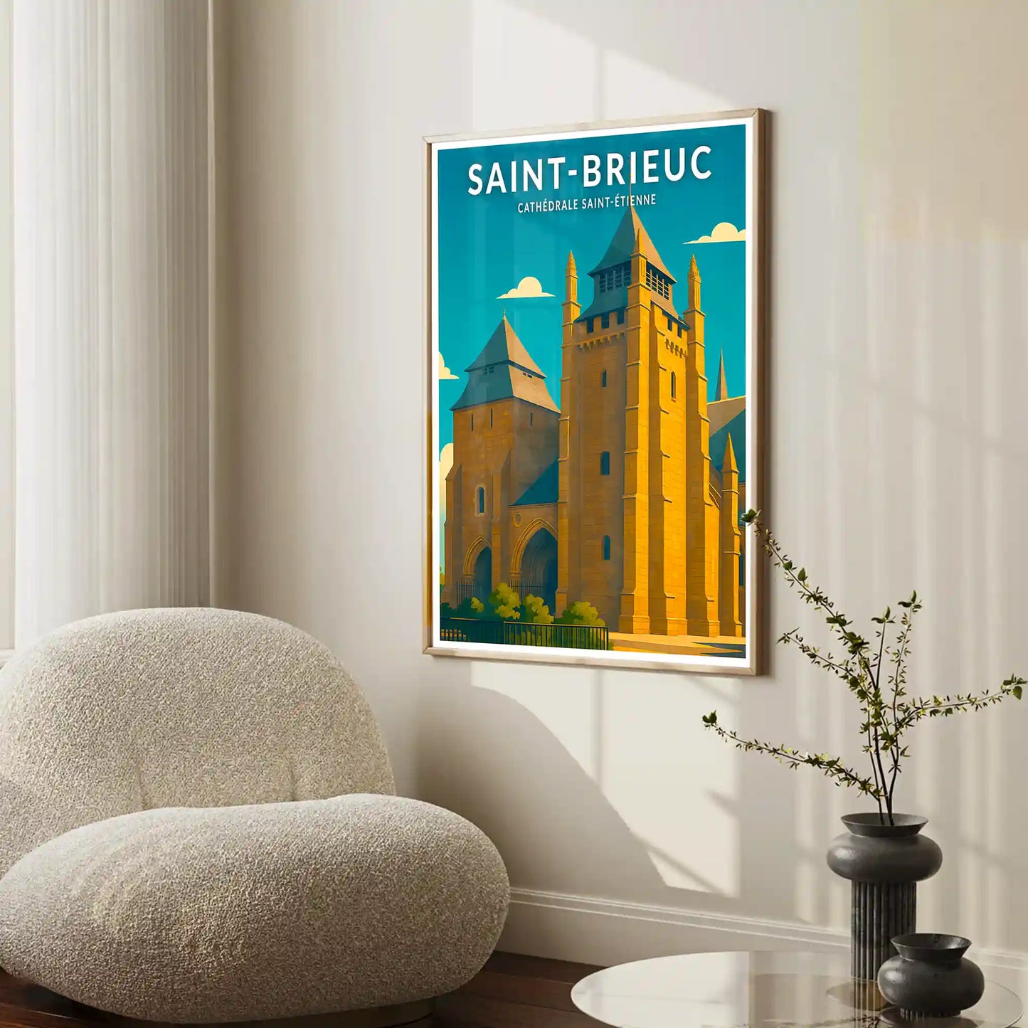 Affiche - Saint-Brieuc - Cathédrale Saint-Étienne
