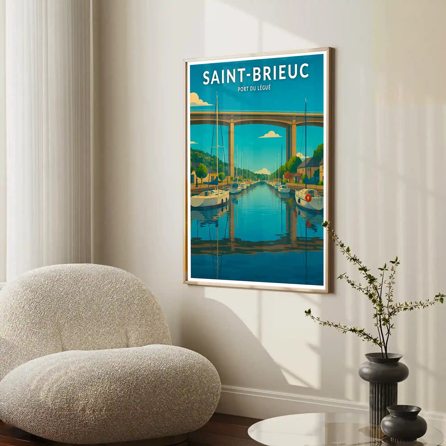 Affiche - Saint-Brieuc - Port du Légué