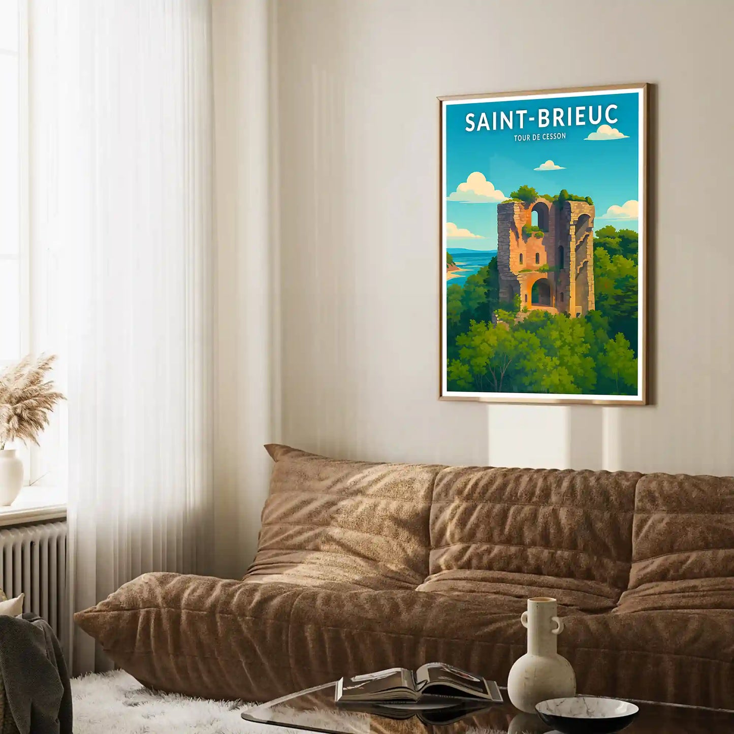 Affiche - Saint-Brieuc - Tour de Cesson