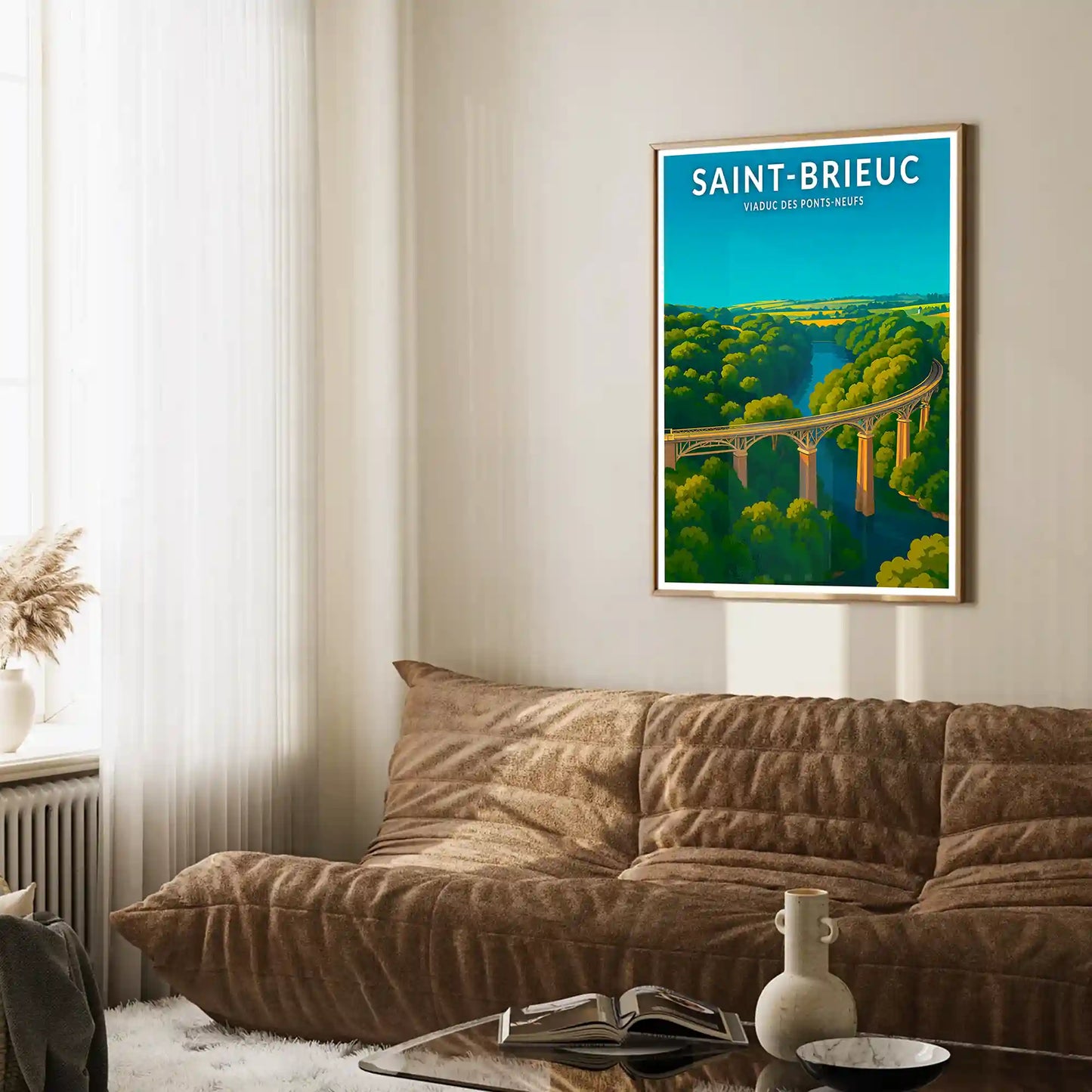Affiche - Saint-Brieuc - Viaduc des Ponts-Neufs