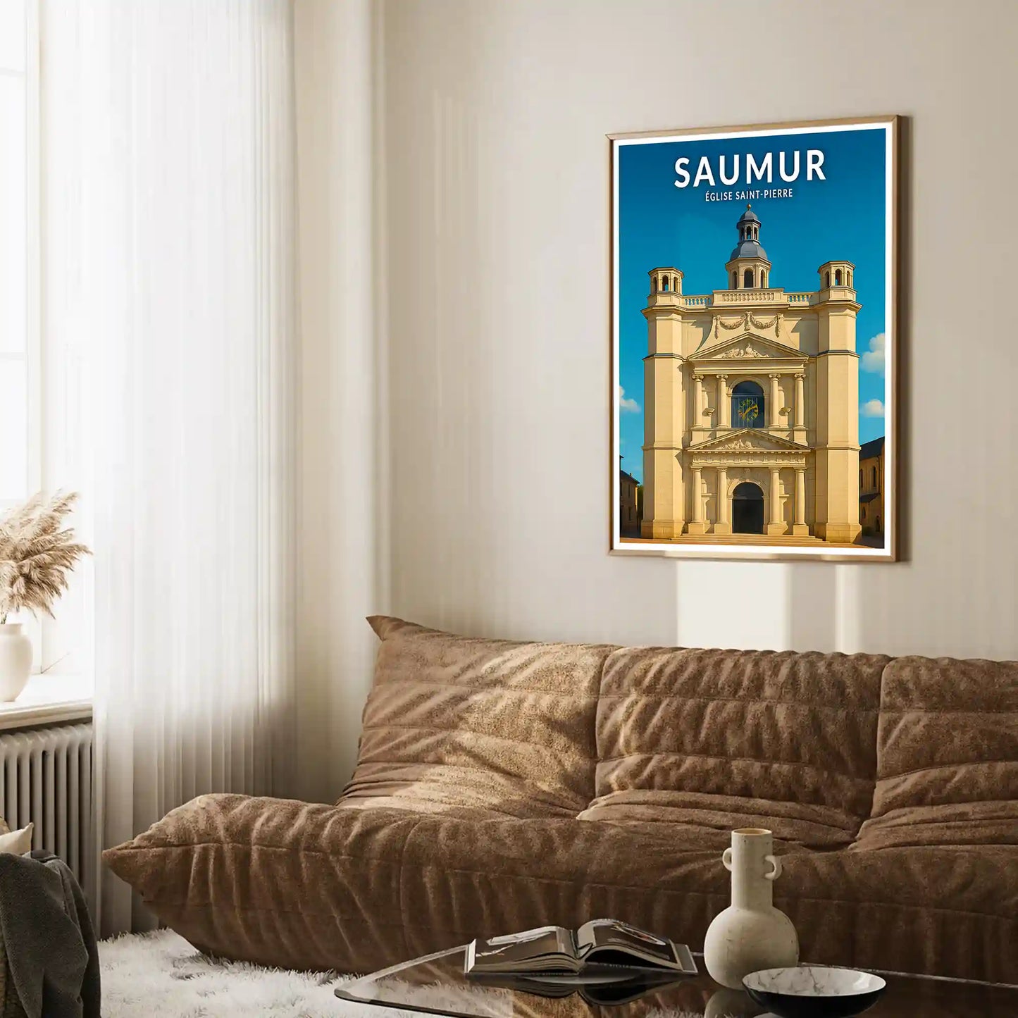 Affiche - Saumur - Église Saint-Pierre