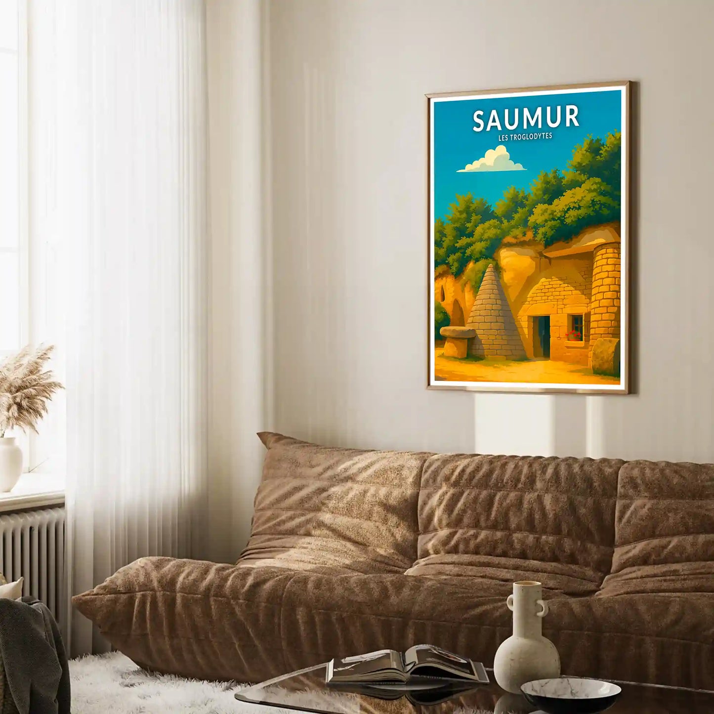 Affiche - Saumur - Les Troglodytes