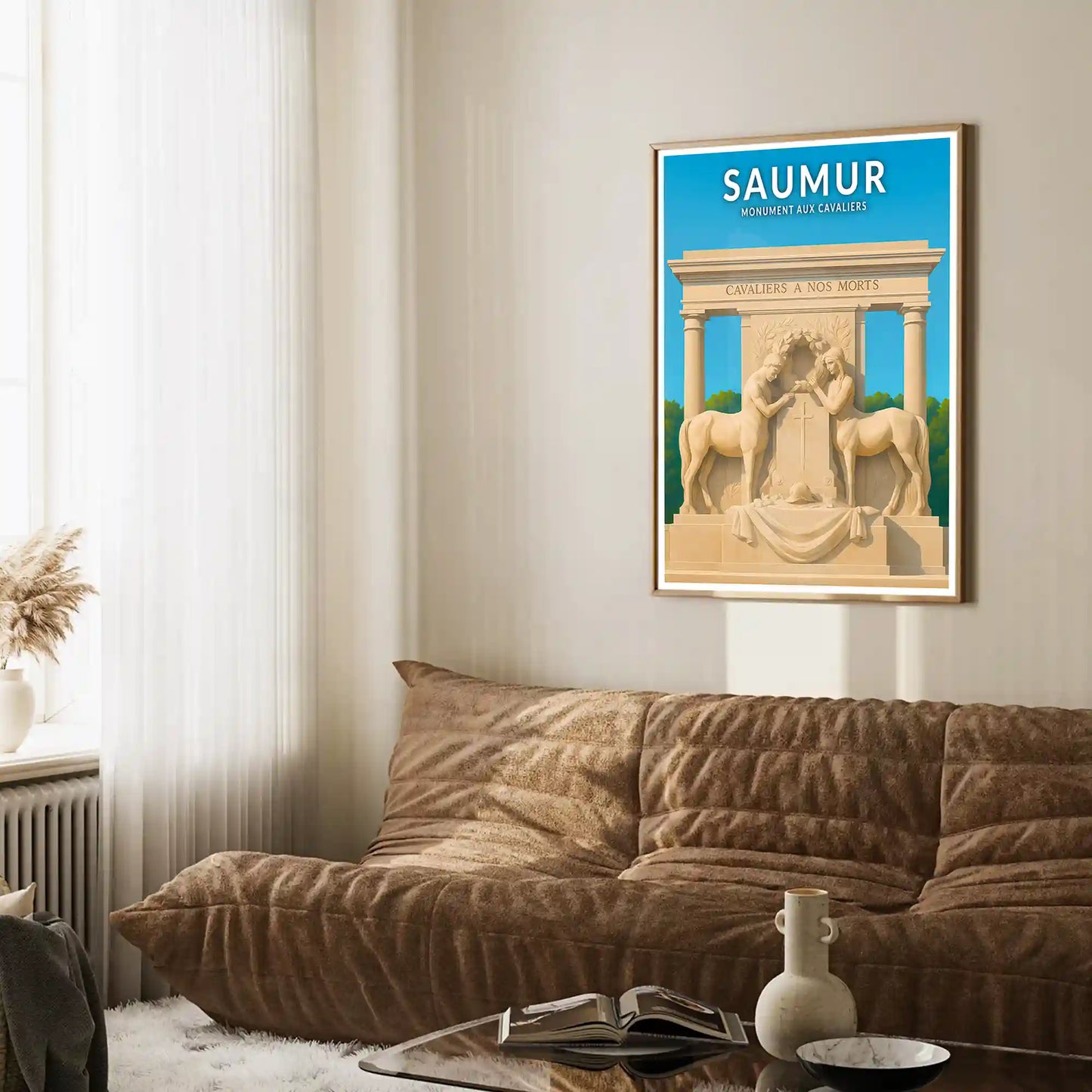 Affiche - Saumur - Monument aux Cavaliers