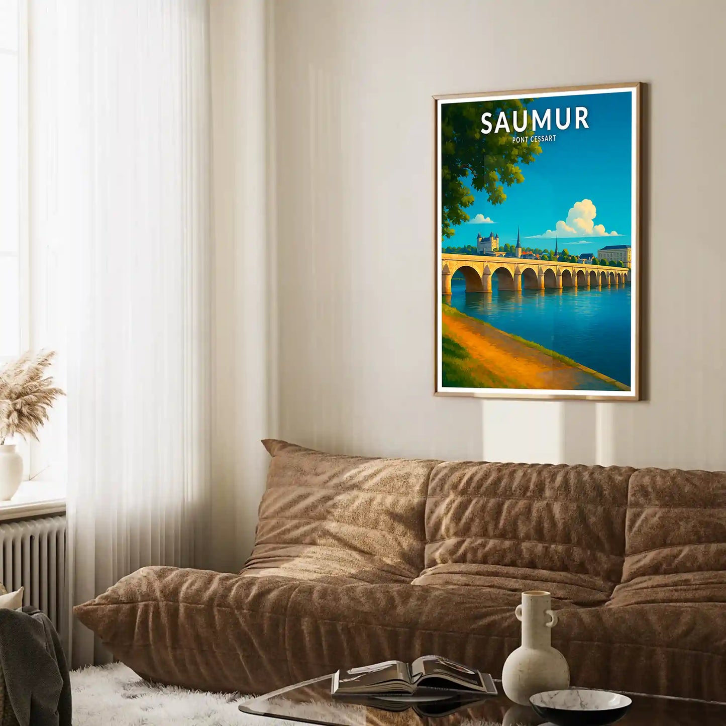 Affiche - Saumur - Pont Cessart