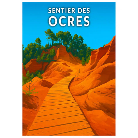 Affiche - Sentier des Ocres