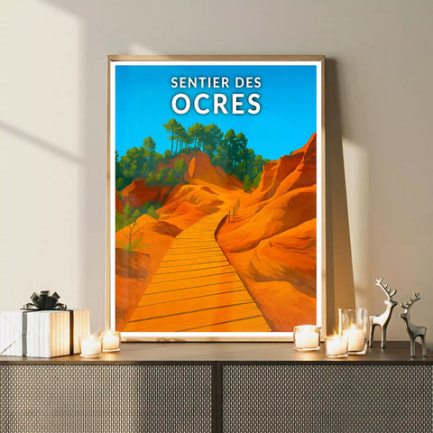 Affiche - Sentier des Ocres