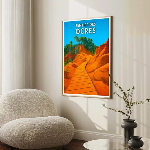 Affiche - Sentier des Ocres