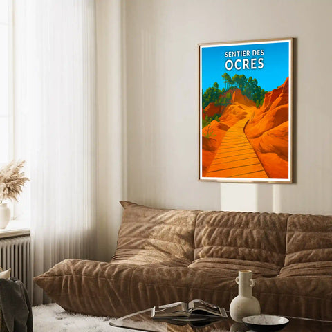 Affiche - Sentier des Ocres