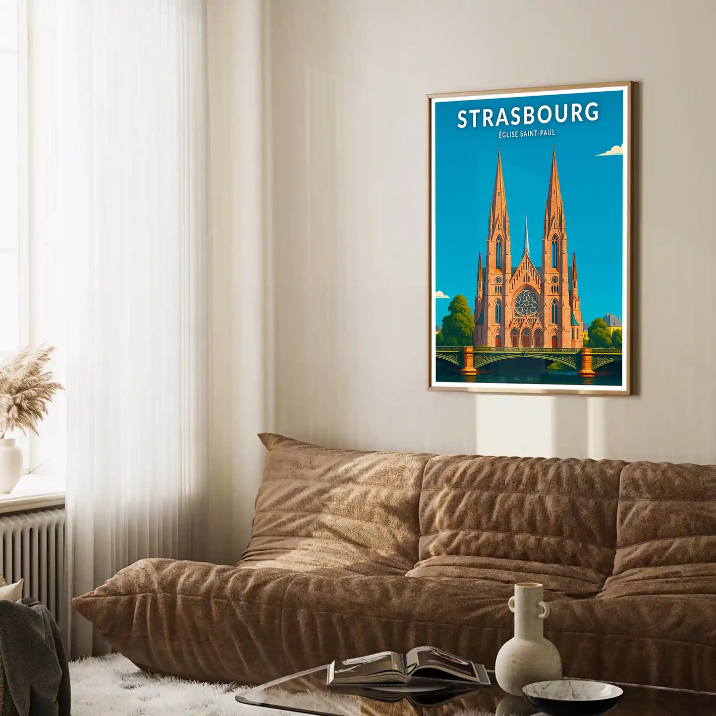 Affiche - Strasbourg - Église Saint-Paul