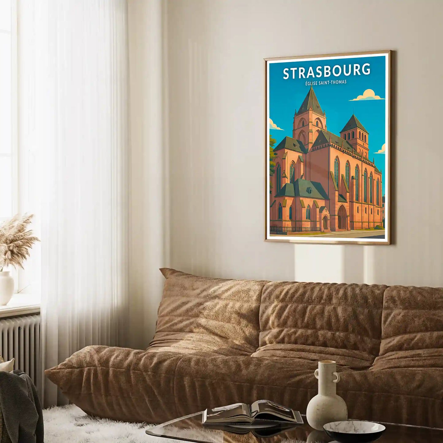 Affiche - Strasbourg - Église Saint-Thomas