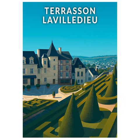 Affiche - Terrasson-Lavilledieu