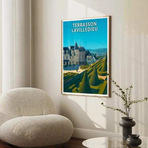 Affiche - Terrasson-Lavilledieu