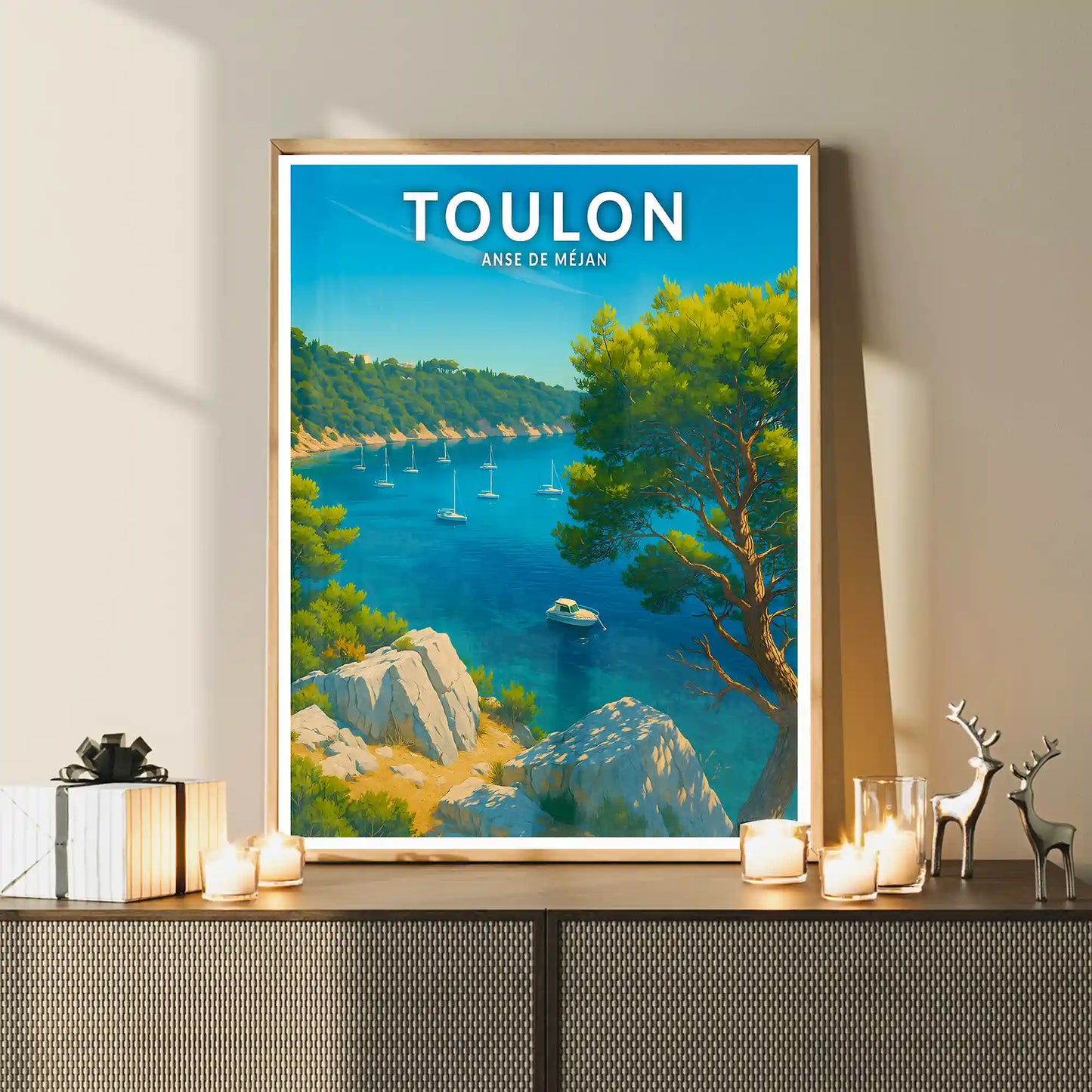 Affiche - Toulon - Anse de Méjan