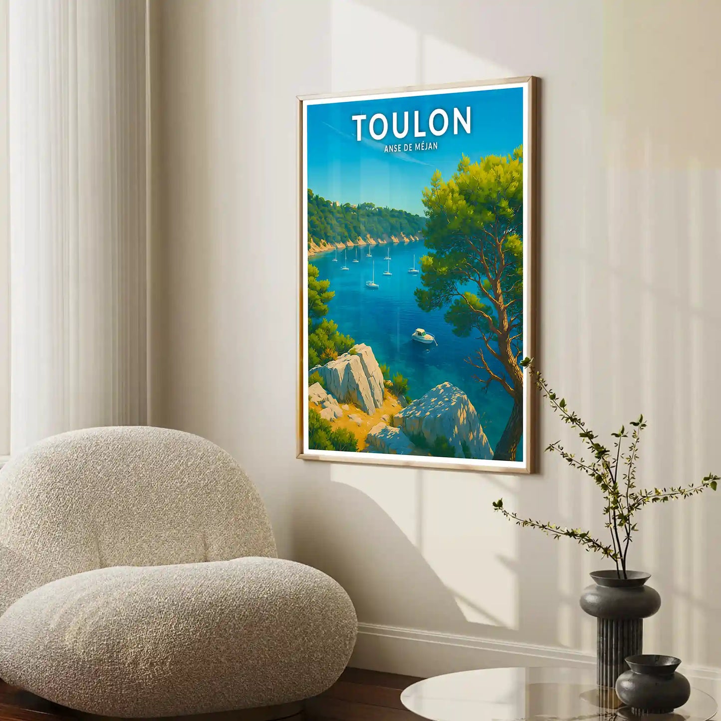 Affiche - Toulon - Anse de Méjan