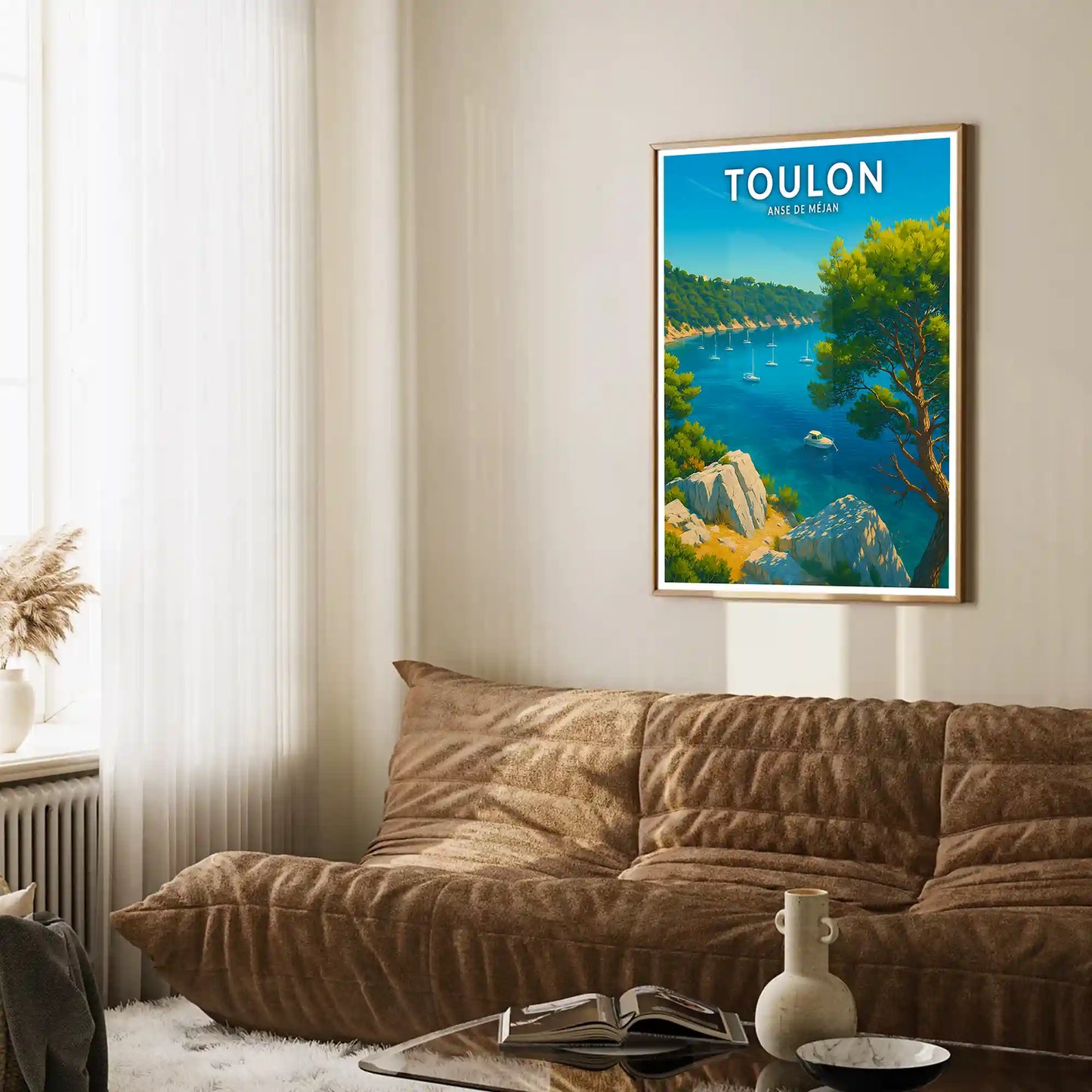 Affiche - Toulon - Anse de Méjan