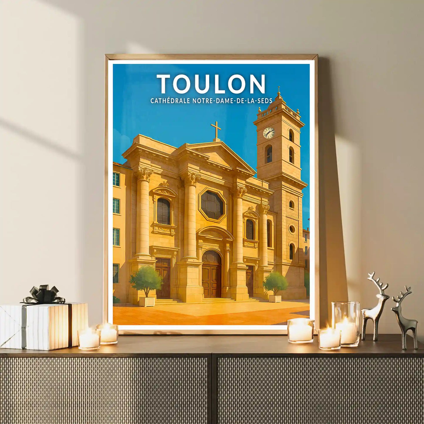 Affiche - Toulon - Cathédrale Notre-Dame-de-la-Seds