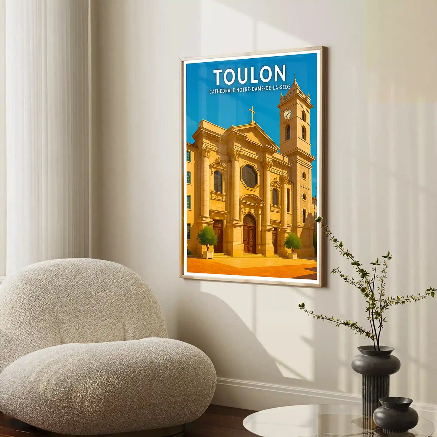 Affiche - Toulon - Cathédrale Notre-Dame-de-la-Seds